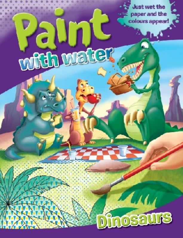 Paint with water dino