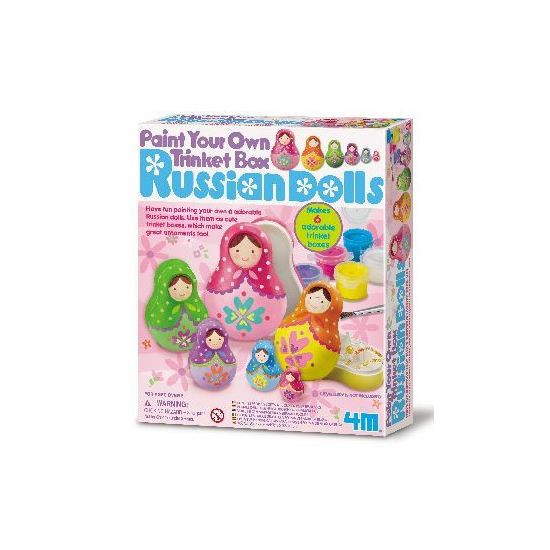 kidz-stuff-online - Paint Your Own Trinket Box Russian Dolls