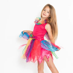 Pixie Fairy Dress Rainbow
