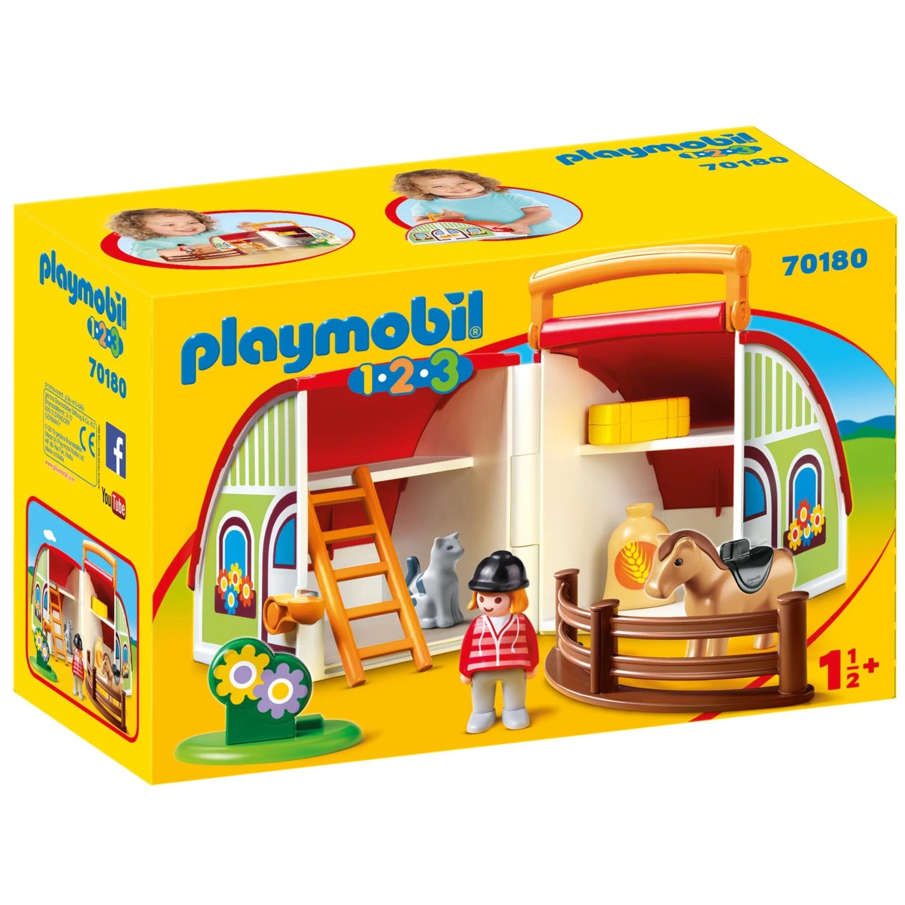 Playmobil 1.2.3. Take Along Farm ‎70180