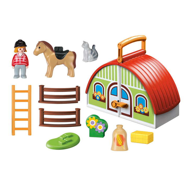 Playmobil 1.2.3. Take Along Farm ‎70180