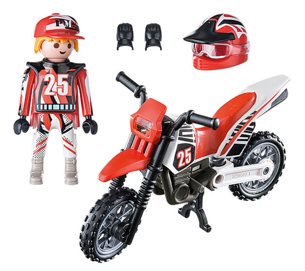 kidz-stuff-online - Playmobil Motorcross Driver 9357