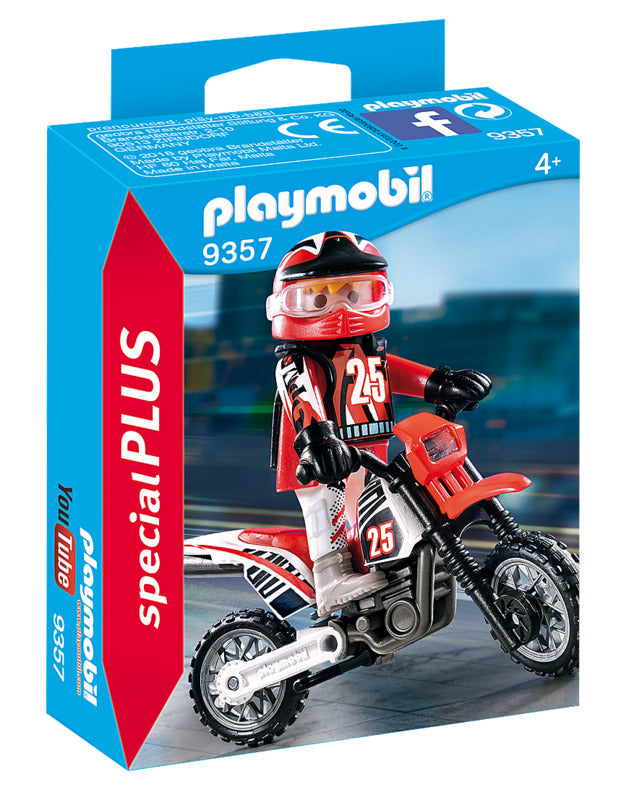 kidz-stuff-online - Playmobil Motorcross Driver 9357