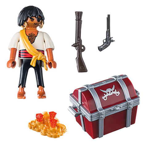 Playmobil Pirate with Treasure Chest - 9358