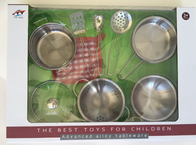 kidz-stuff-online - Pots and pan set Stainless