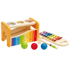 kidz-stuff-online - Hape Pound and Tap Bench with Slide Out Xylophone - Hape