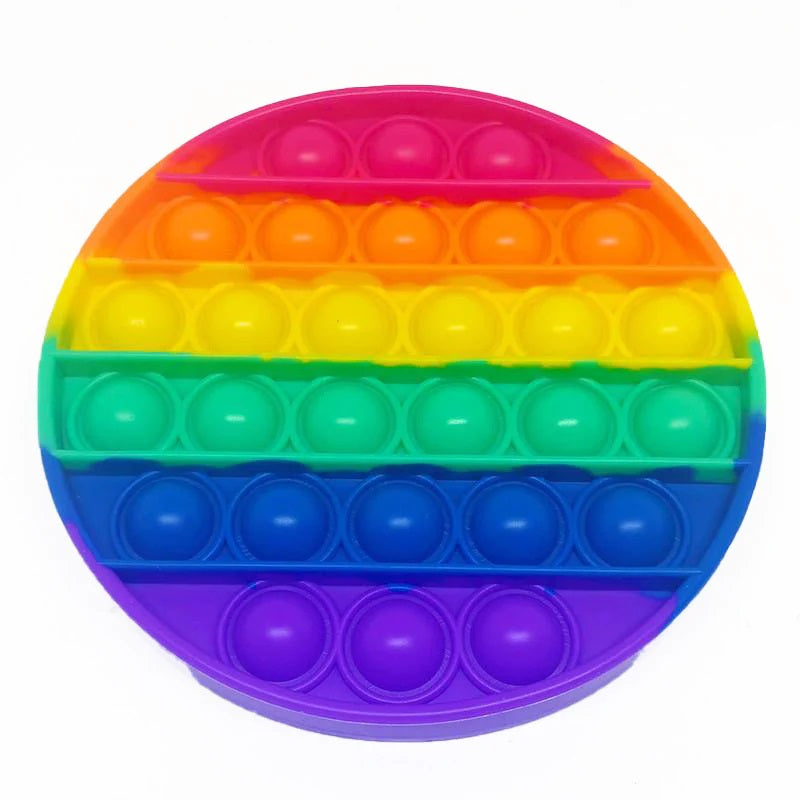 Popit Fidget Toys 13 cm RAINBOW 