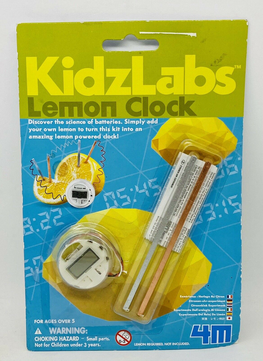 Kidz Labs Lemon Clock