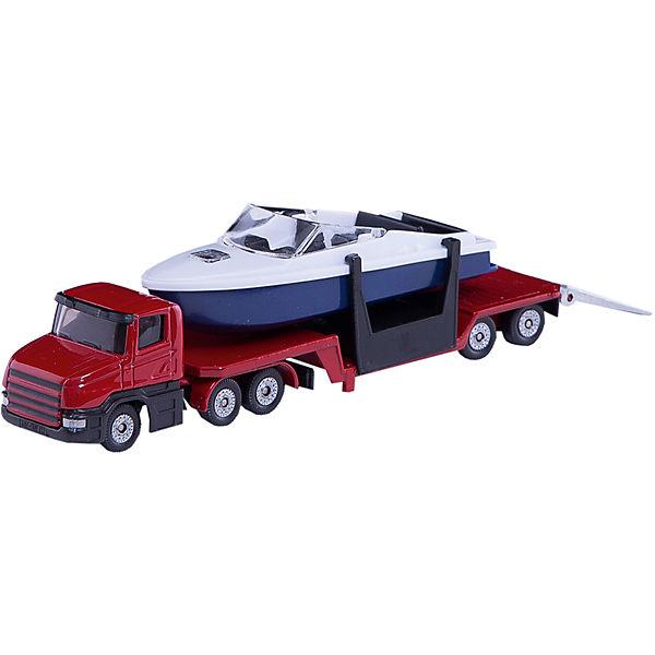 kidz-stuff-online - Siku 1613 Low Loader with Boat