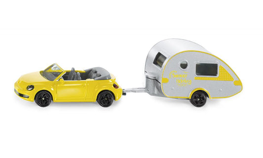 kidz-stuff-online - Siku 1629 Car with Trailer Caravan