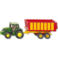 John Deere with Silage Trailer Siku 1650