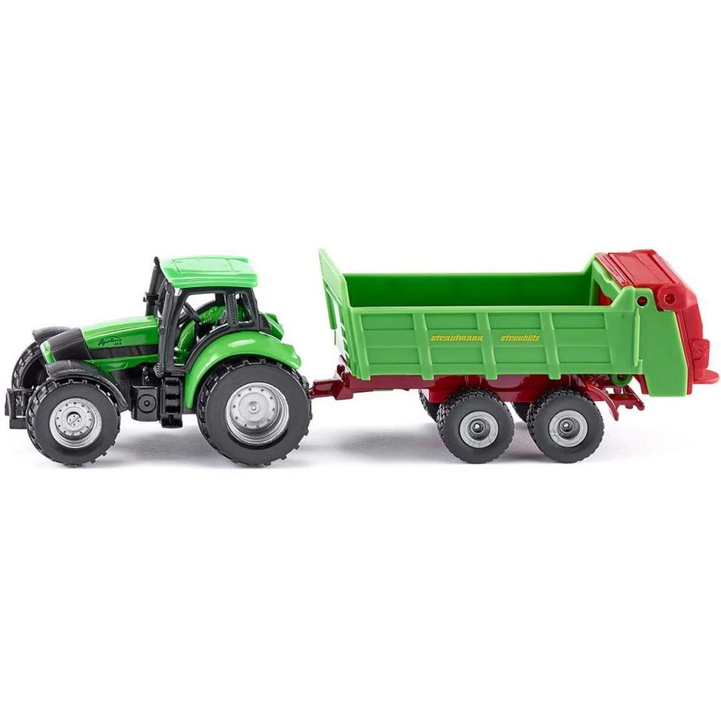 Siku 1673 Tractor with universal manure spreader