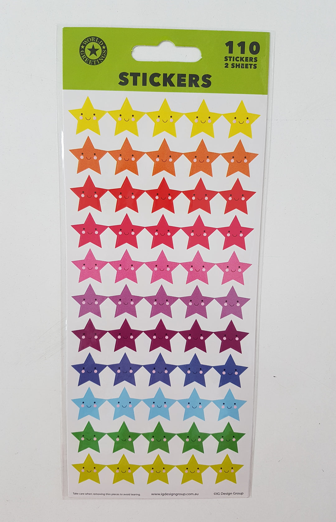 Stickers Smiley Stars