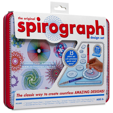 Spirograph Design Set in tin