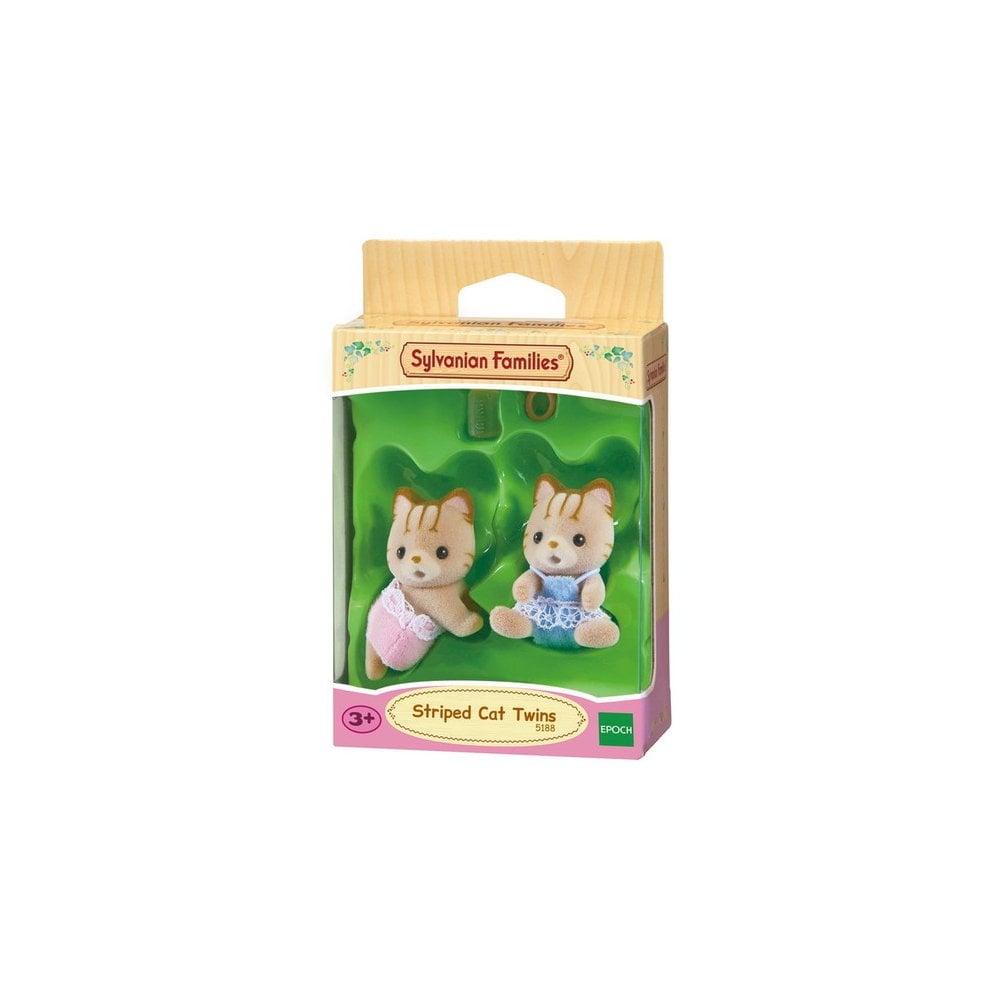 Sylvanian Families Striped Cat Twins