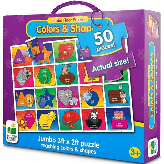 Colour and Shape Jumbo Floor Puzzle The Learning Journey