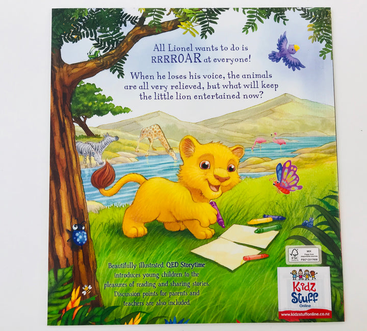 kidz-stuff-online - The Lion Who Lost his Roar, But Learned to Draw