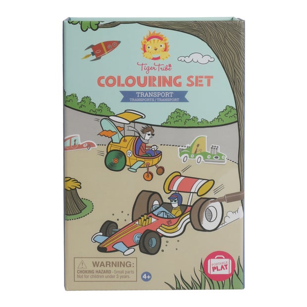 Transport Colouring Set