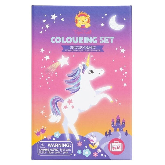 kidz-stuff-online - Tiger Tribe Colouring Set - Unicorn Magic