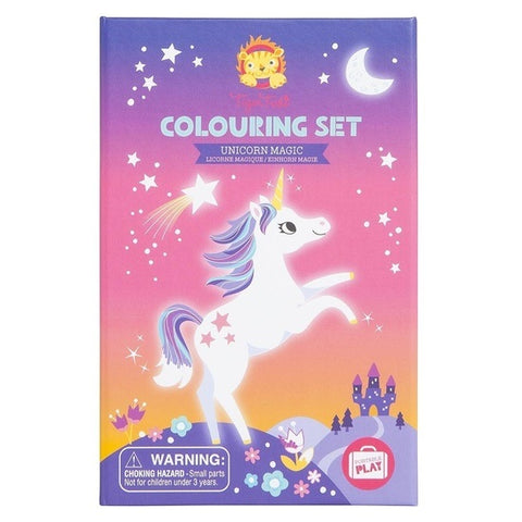 Tiger Tribe Colouring Set - Unicorn Magic