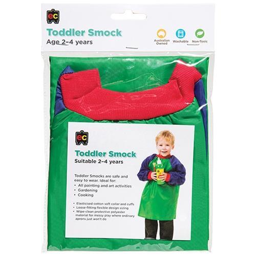 Toddler Smock Green/Blue