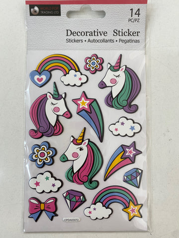 Unicorn and rainbow Stickers