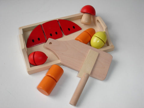 Wooden Food Playset