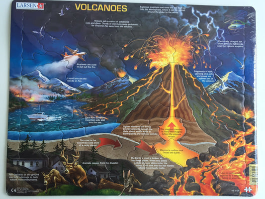 kidz-stuff-online - Volcano Puzzle - 70 pieces