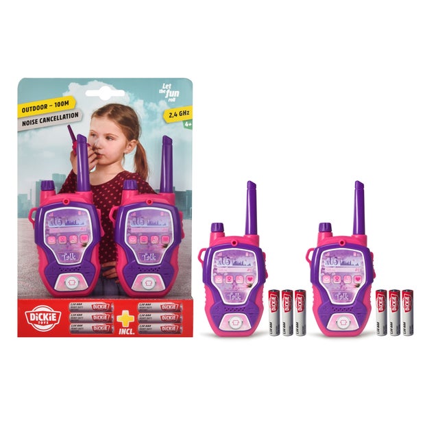 Walkie Talkie Dickie Toys Pink 100m