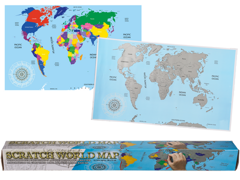 Scratch Map of the World